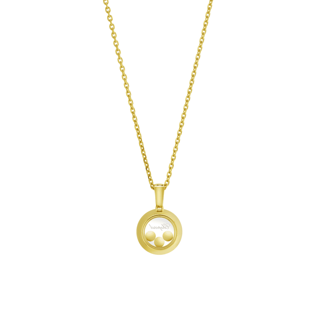 Chopard Happy Diamonds Icons Round collier geelgoud met diamant - 79A018-0001 - #5