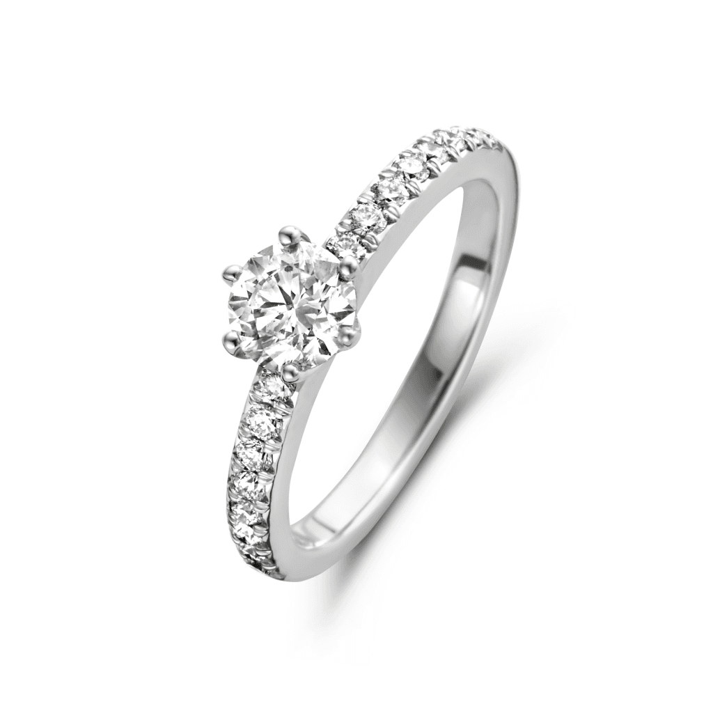 Schaap en Citroen Diamonds ring witgoud met diamant - #2