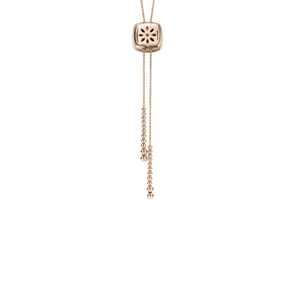 Tirisi Jewelry Milano Due collier roodgoud met diamant - TN2095EMP - #3