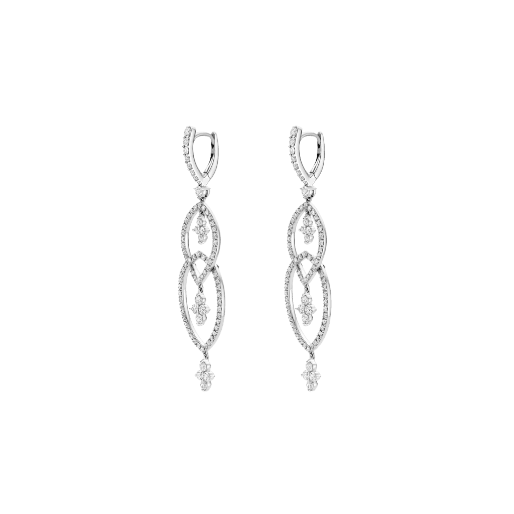 Schaap en Citroen Diamonds oorsieraad witgoud met diamant - #2