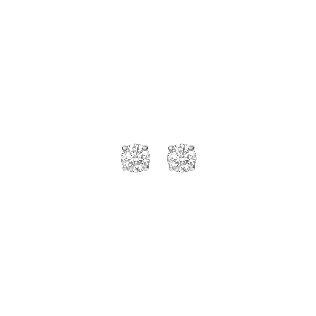Schaap en Citroen Diamonds oorsieraad witgoud met diamant - #1