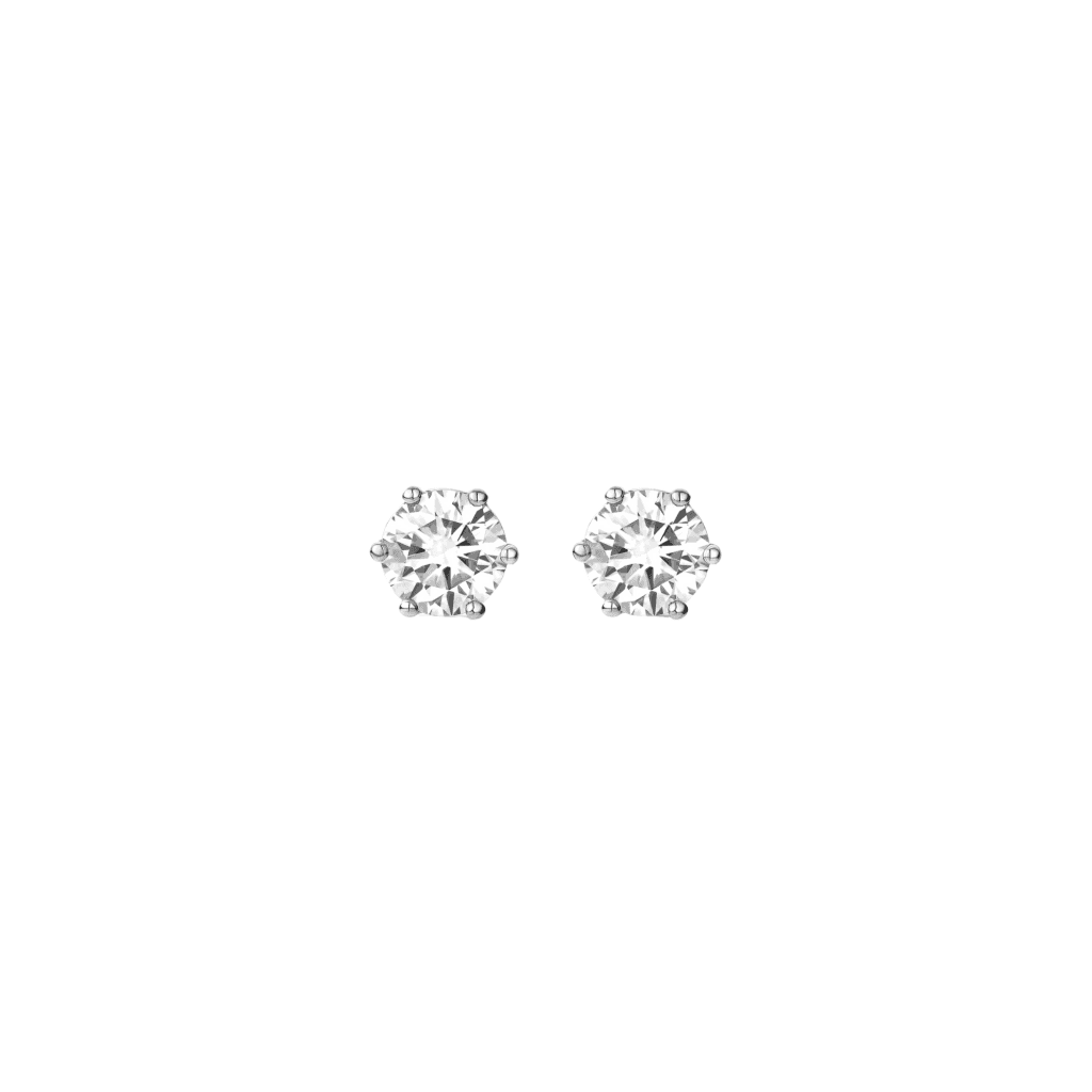 Schaap en Citroen Diamonds oorsieraad witgoud met diamant - #1
