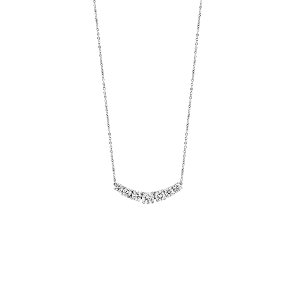 Schaap en Citroen Diamonds collier witgoud met diamant - #1