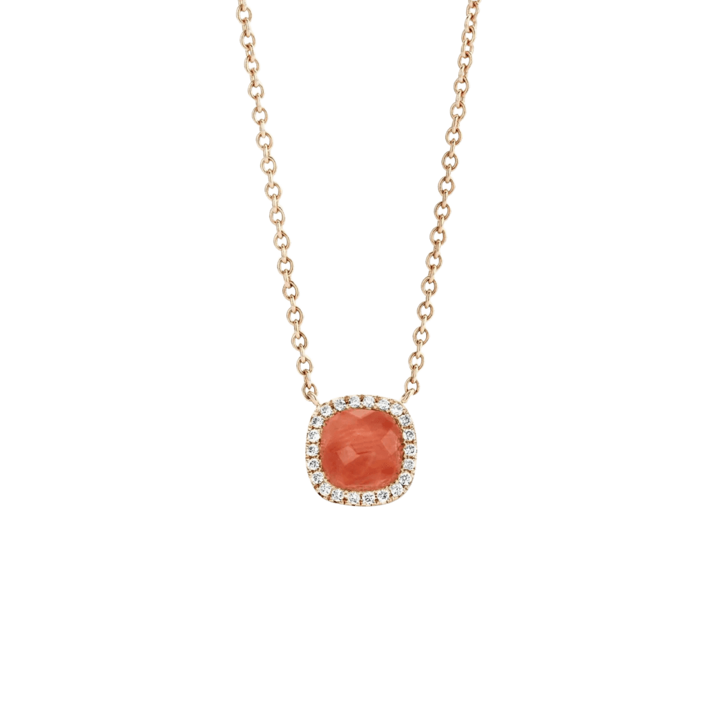 Tirisi Jewelry Milano Sweeties collier roodgoud met diamant - TP9152RAGP - #1