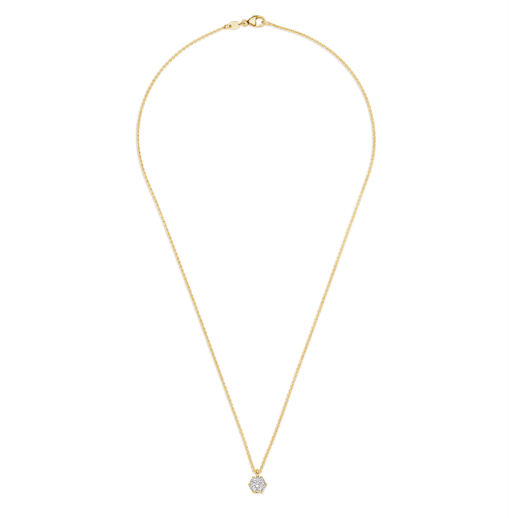 Schaap en Citroen Diamonds collier geelgoud met diamant - #3