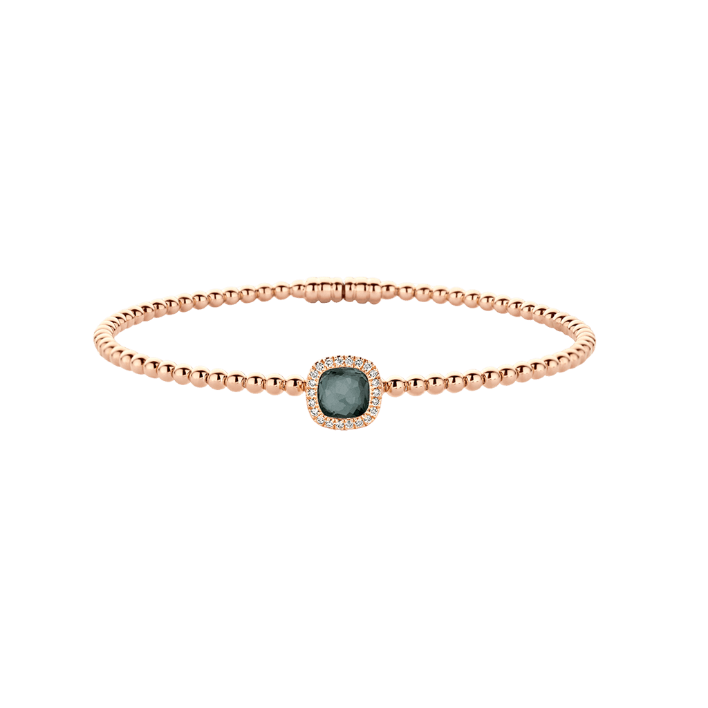 Tirisi Jewelry Milano Tre armband roodgoud met diamant - TB2181-1HMP - #2