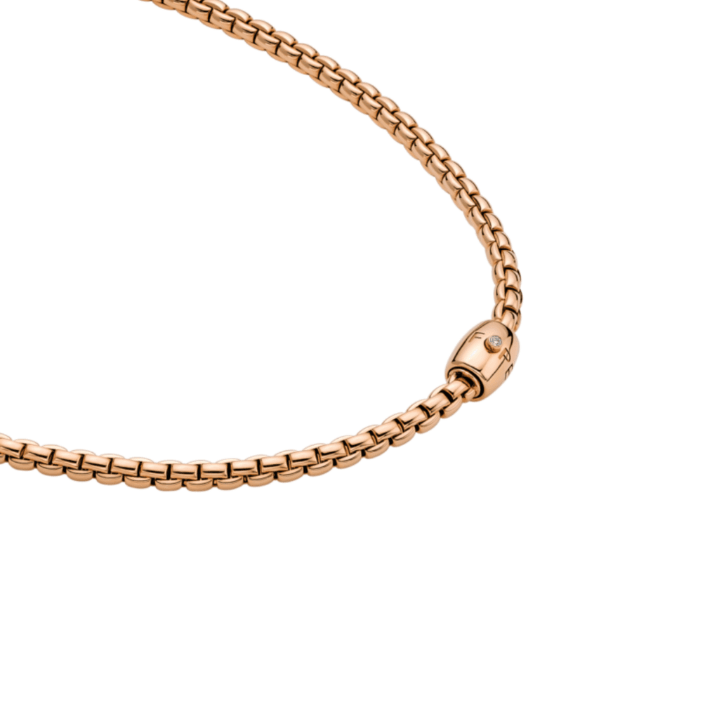 FOPE Solo collier roodgoud met diamant - 07F01CX_BB_R_XRX_040 - #3
