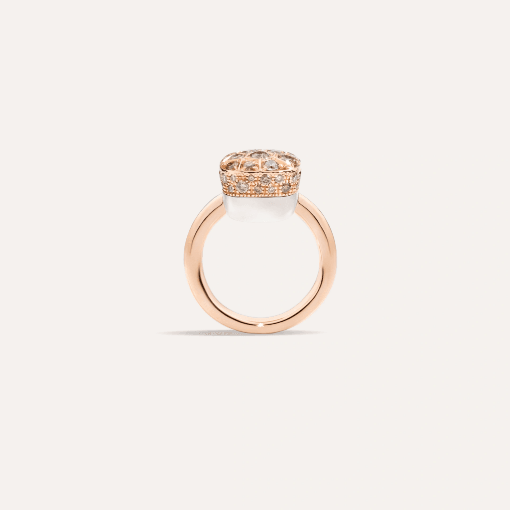 Pomellato Nudo Solitaire ring roodgoud met diamant - PAB7041 O6000 DBR00 - #4