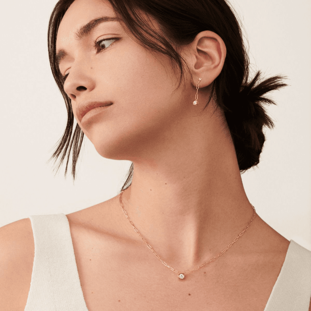 dinh van Le Cube Diamant collier geelgoud met diamant - 608211 - #3