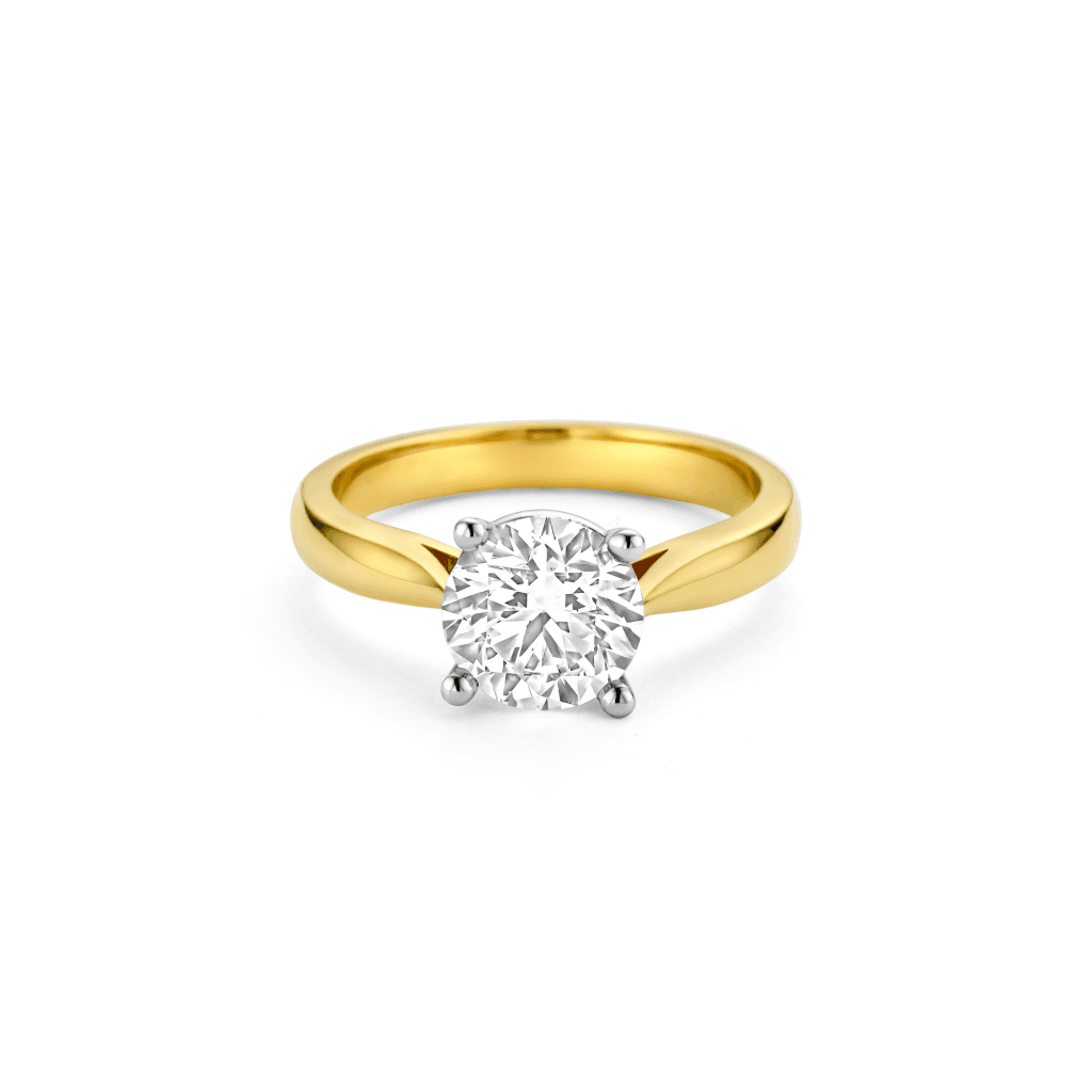 Schaap en Citroen Diamonds ring geelgoud met diamant - #5