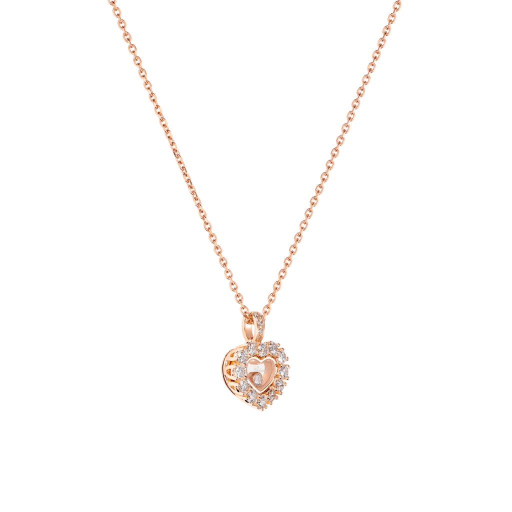 Chopard Happy Diamonds collier roodgoud met diamant - 79A616-5001 - #3