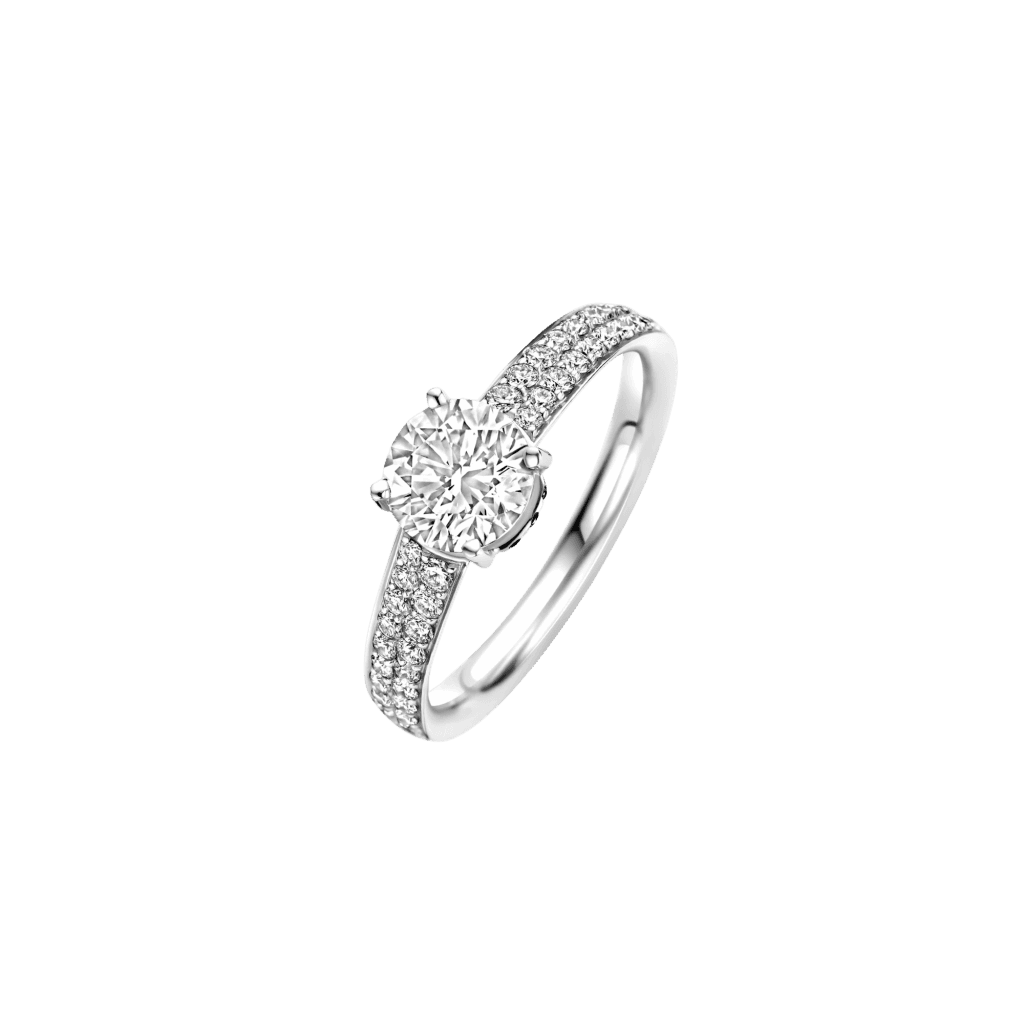 Schaap en Citroen Diamonds ring witgoud met diamant - #1
