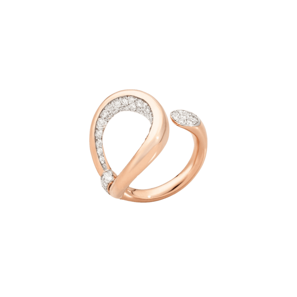 Pomellato Fantina ring roodgoud met diamant - PAC0090 O7WHR DB000 - #1