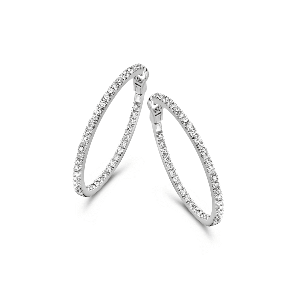 Schaap en Citroen Diamonds oorsieraad witgoud met diamant - #2