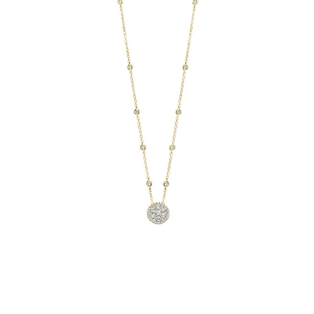 Schaap en Citroen Diamonds collier geelgoud - #1