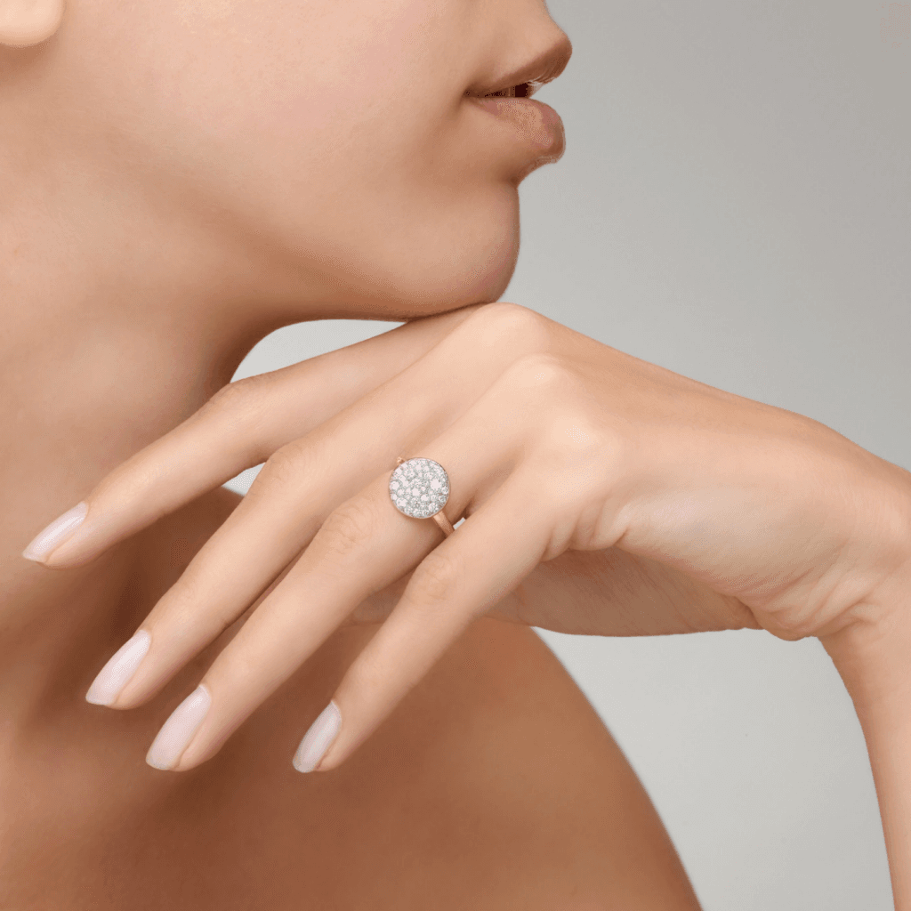 Pomellato Sabbia ring roodgoud met diamant - PAB2040 O7000 DB000 - #4