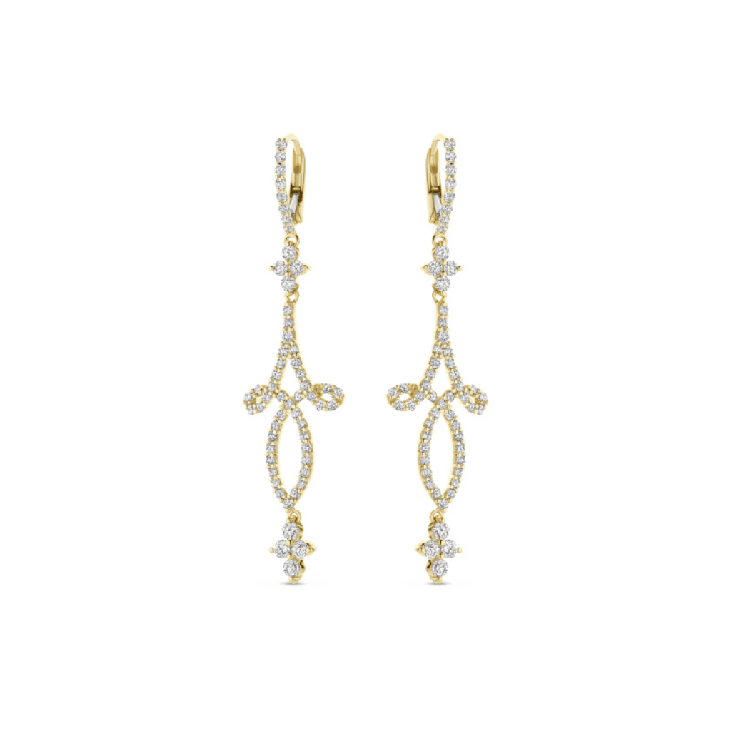 Schaap en Citroen Diamonds oorsieraad roodgoud met diamant - #2