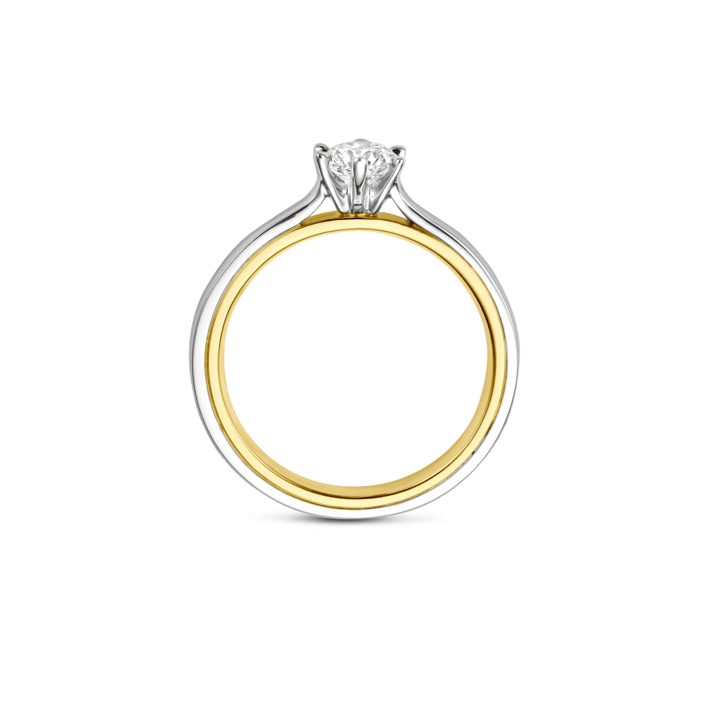 Schaap en Citroen Diamonds ring geelgoud met diamant - #3