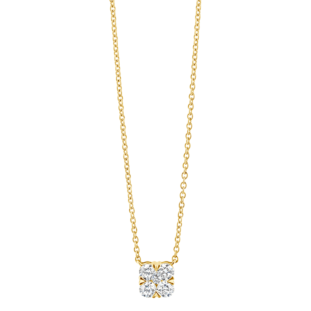 Schaap en Citroen Diamonds collier geelgoud met diamant - #2