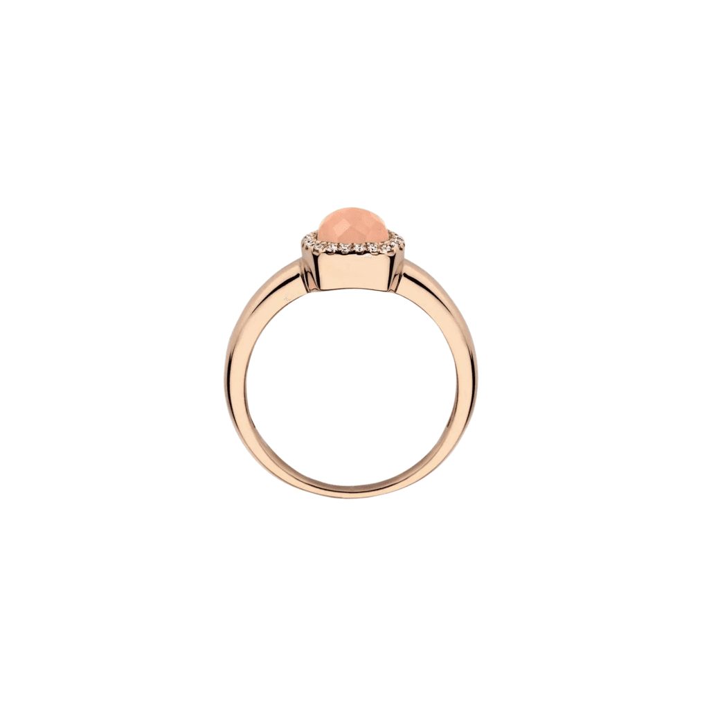 Tirisi Jewelry Milano Sweeties ring roodgoud met diamant - TR9624GUQP - #2