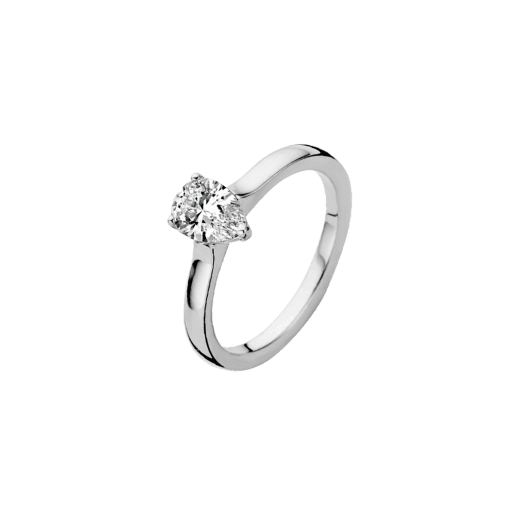 Schaap en Citroen Diamonds ring witgoud met diamant - #1