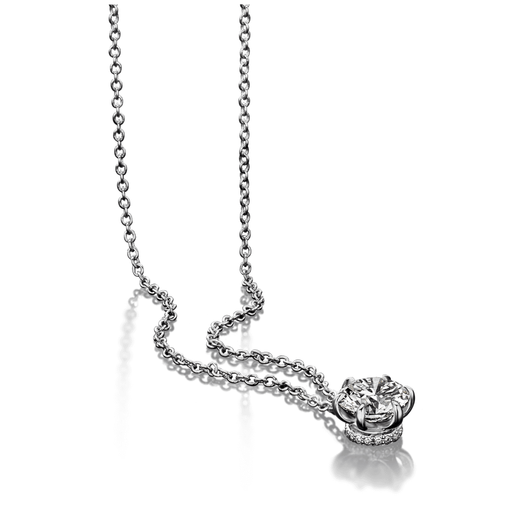 Schaap en Citroen Diamonds SC 125 Collection collier platina met diamant - #3