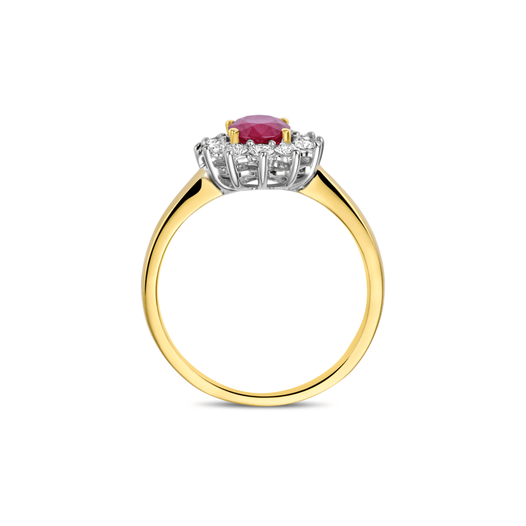 Schaap en Citroen Colours ring geelgoud met diamant - #3