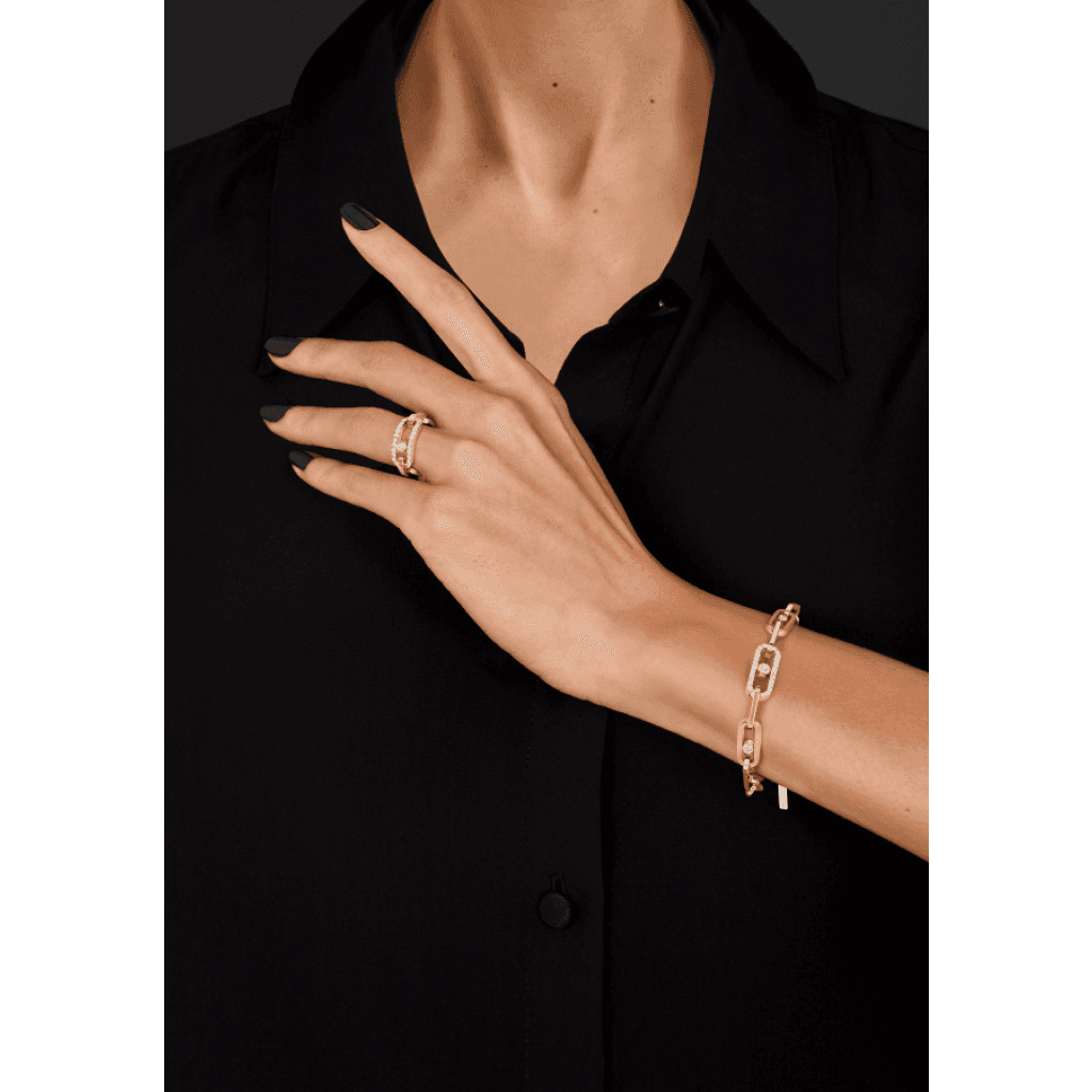 Messika Move Link armband geelgoud met diamant - 12576-YG - #3