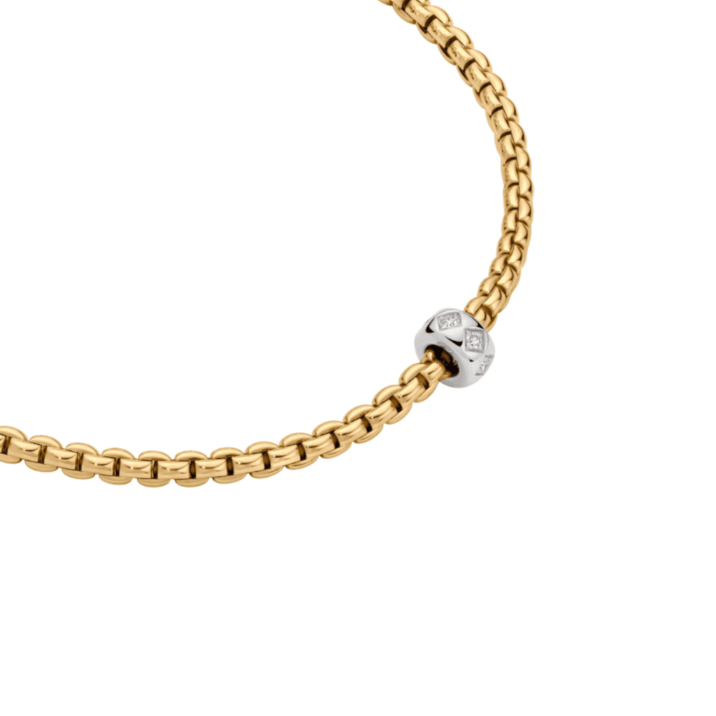 FOPE Eka collier geelgoud met diamant - 73101CX_BB_G_XBX_043 - #3