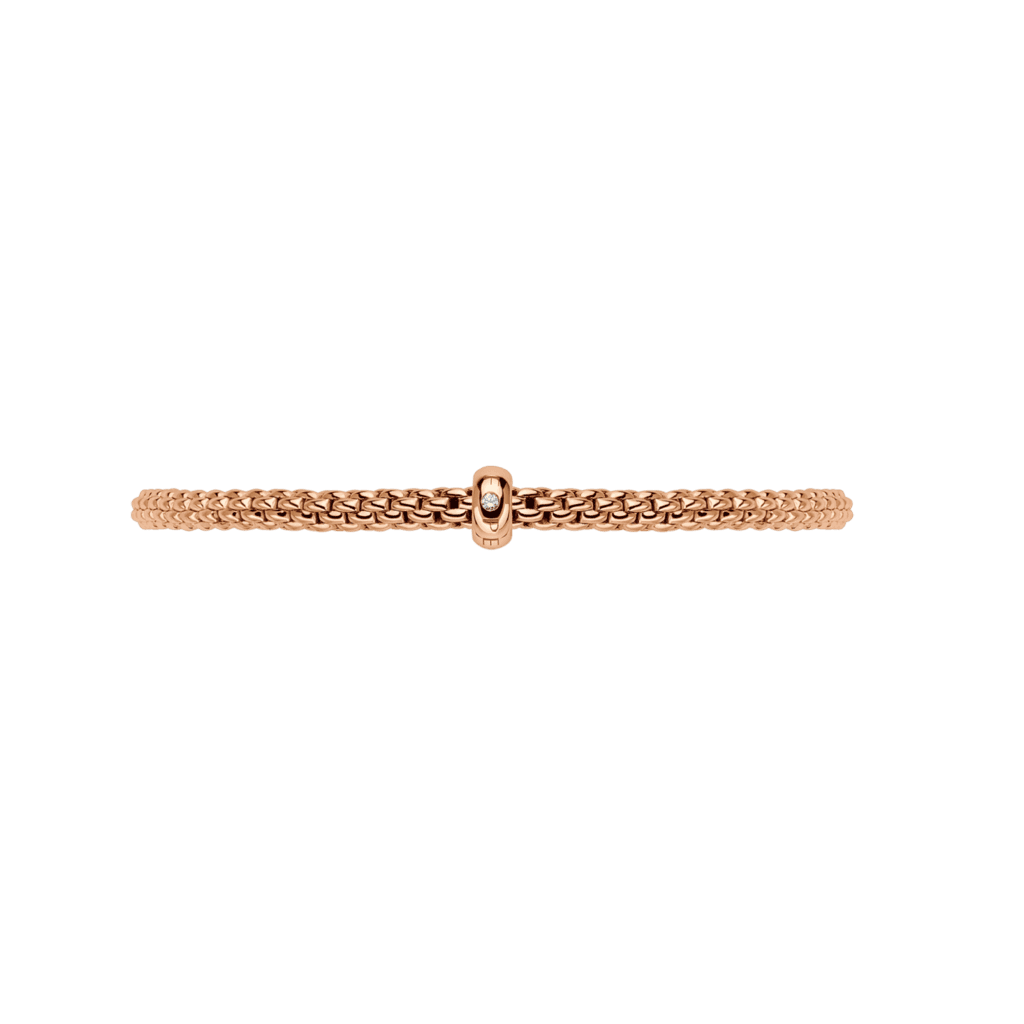 FOPE Prima armband roodgoud met diamant - 01M08BX_BB_R_XRX_00M - #2