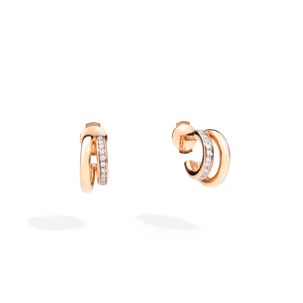 Pomellato Pomellato Together oorsieraad roodgoud met diamant - POB8111 O7000 DB000 - #2