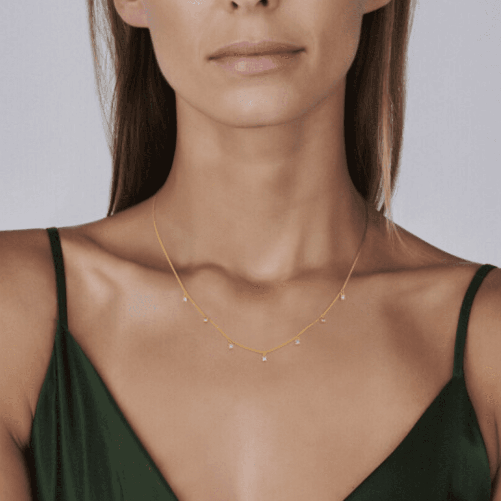 Schaap en Citroen Diamonds collier geelgoud met diamant - #2
