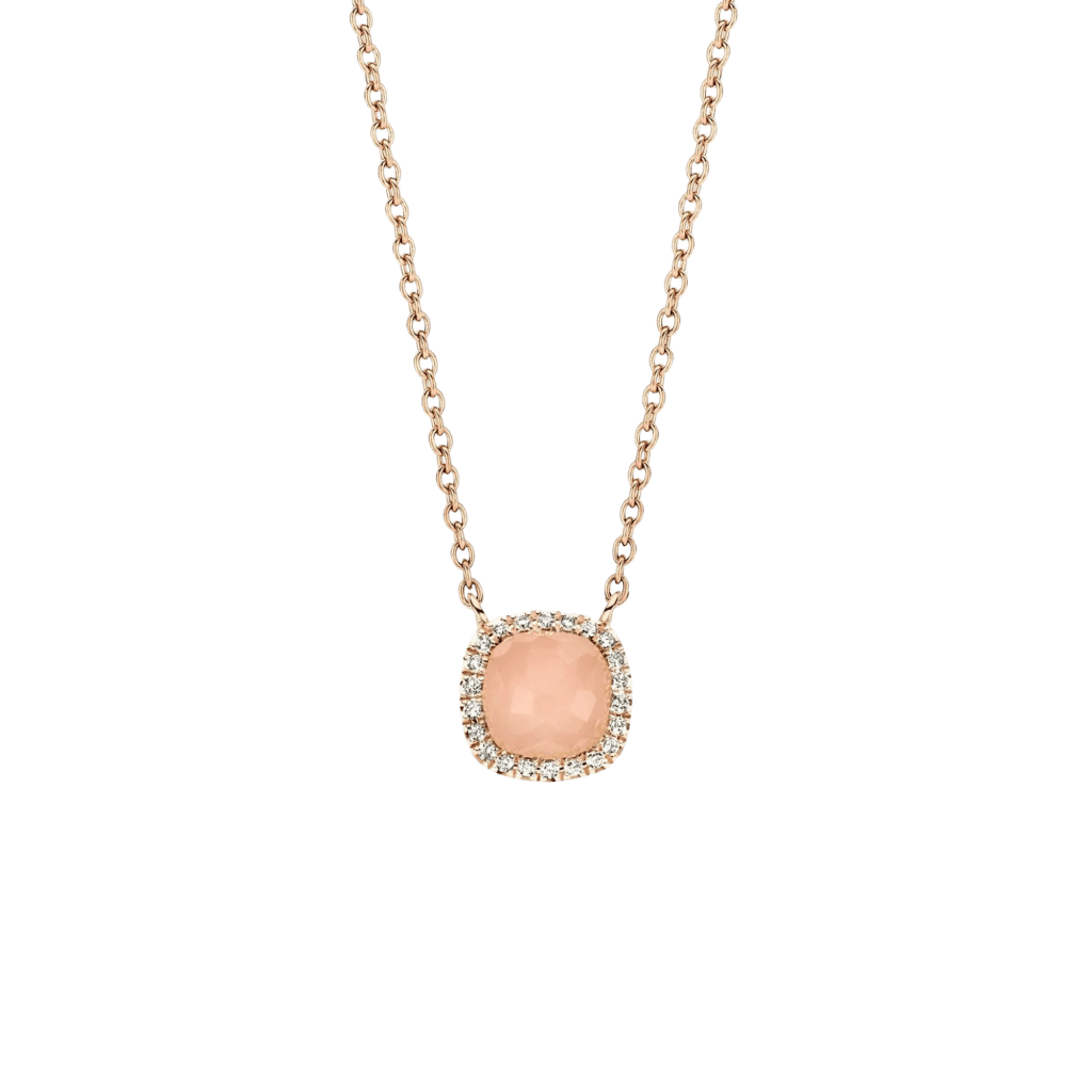 Tirisi Jewelry Milano Sweeties collier roodgoud met diamant - TP9152GUQP - #1