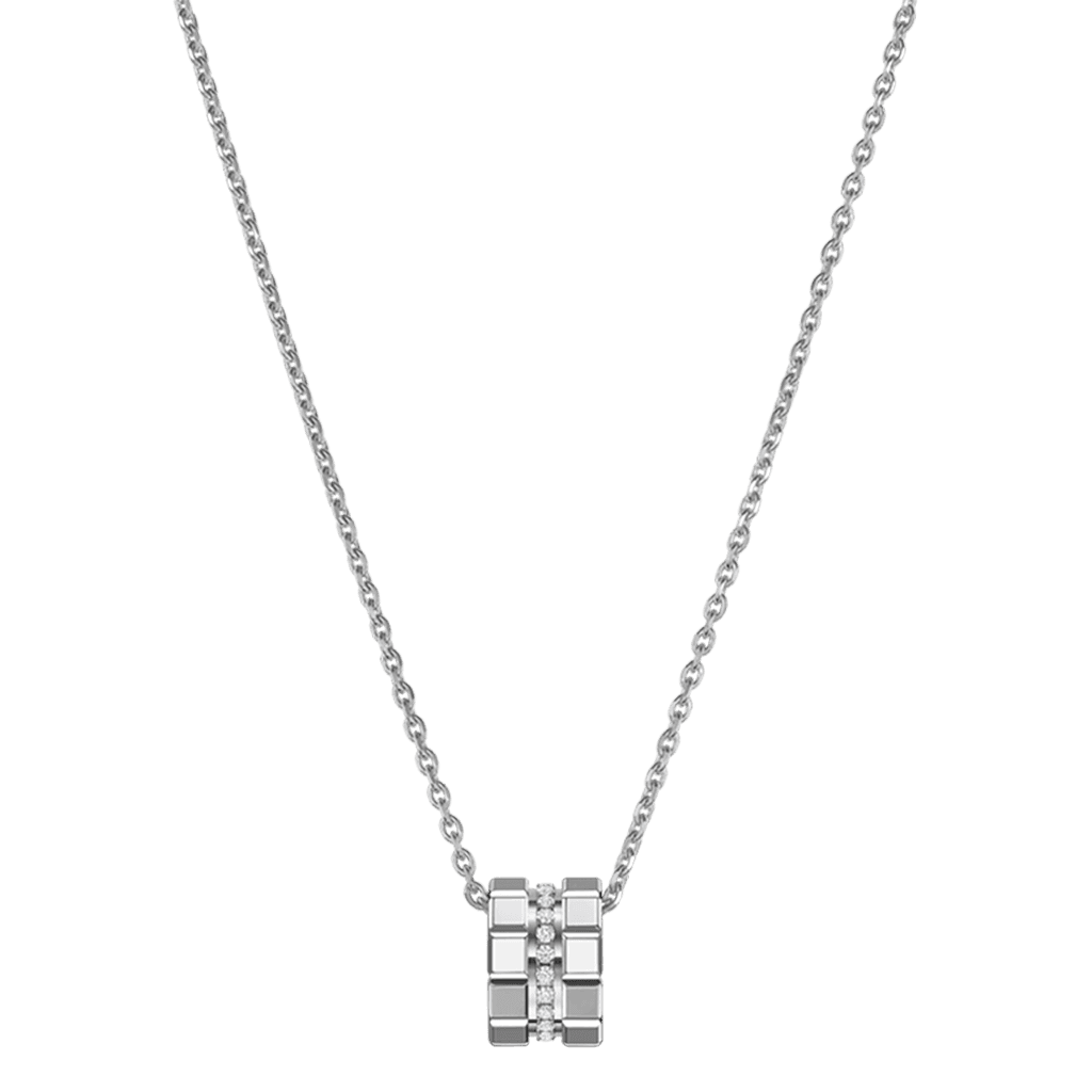 Chopard Ice Cube Mini collier witgoud met diamant - 797005-1003 - #4