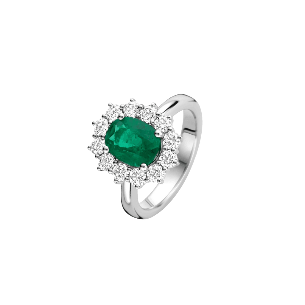 Schaap en Citroen Colours ring witgoud met diamant - #1