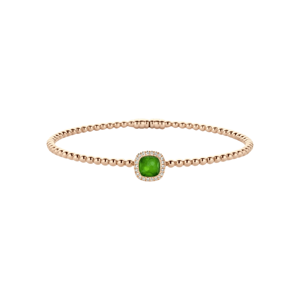 Tirisi Jewelry Milano Tre armband roodgoud met diamant - TB2181-1EMP - #1