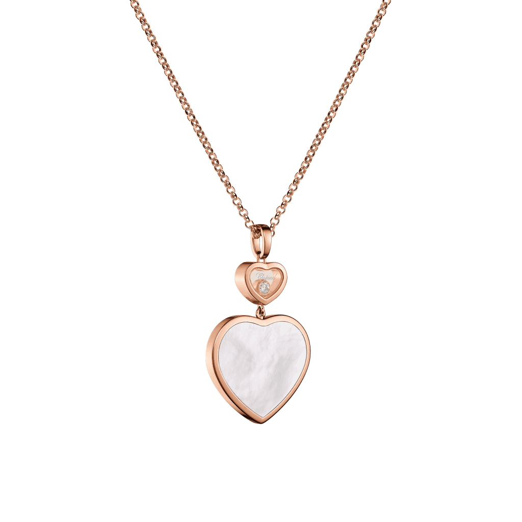 Chopard Happy Diamonds Happy Hearts collier roodgoud met diamant - 79A075-5301 - #2