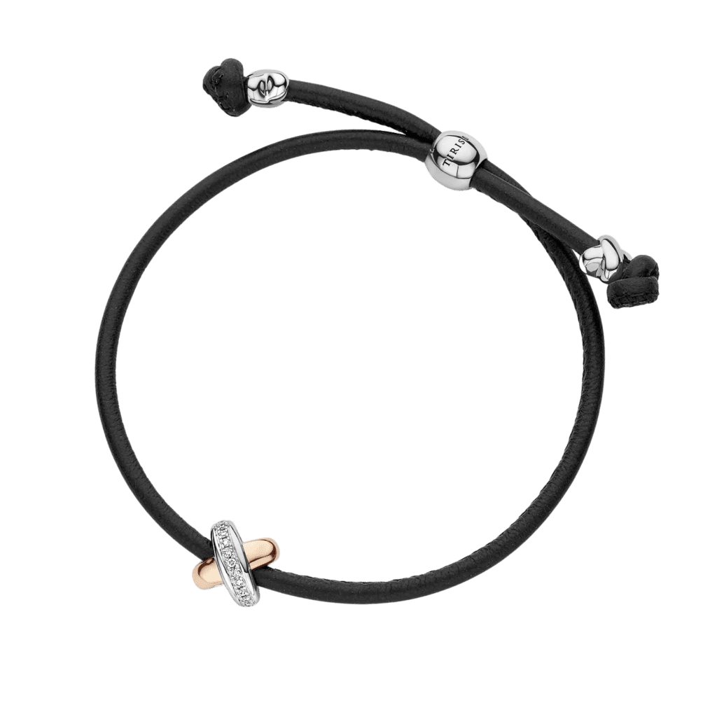 Tirisi Moda Kisses armband roodgoud met diamant - TM2133BL(2P) - #4