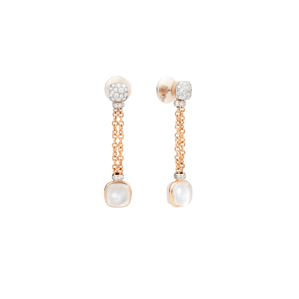 Pomellato Nudo oorsieraad roodgoud met diamant - POB9051 O6000 DB0VA - #1