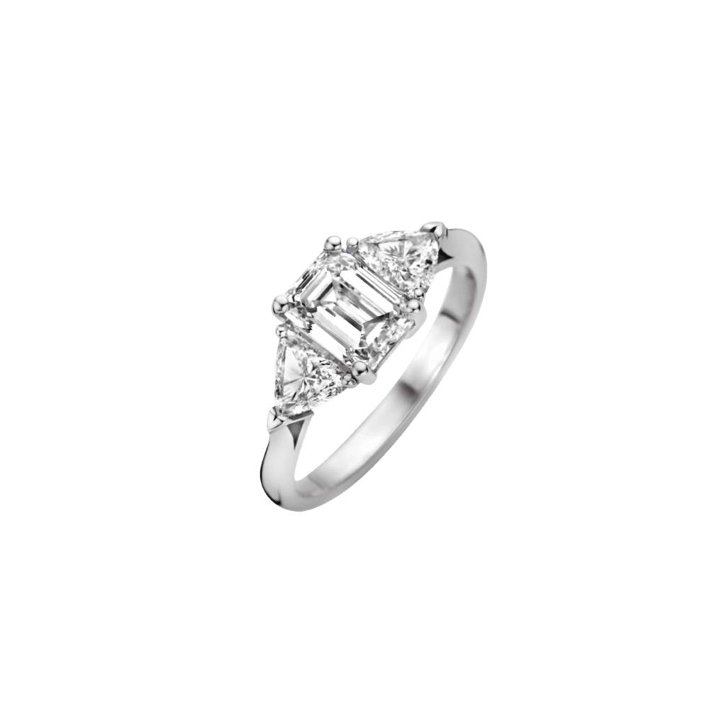 Schaap en Citroen Diamonds ring witgoud met diamant - #1