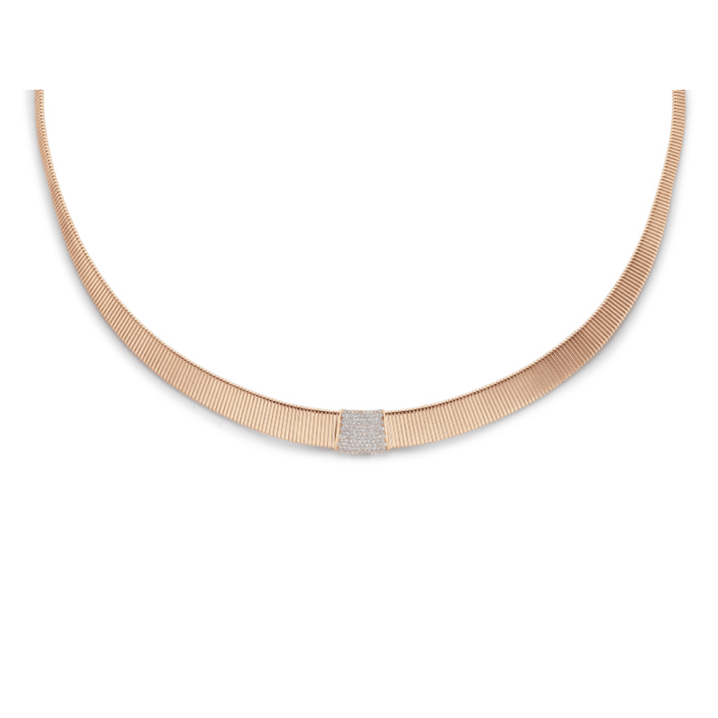 Schaap en Citroen Diamonds collier roodgoud met diamant - #2