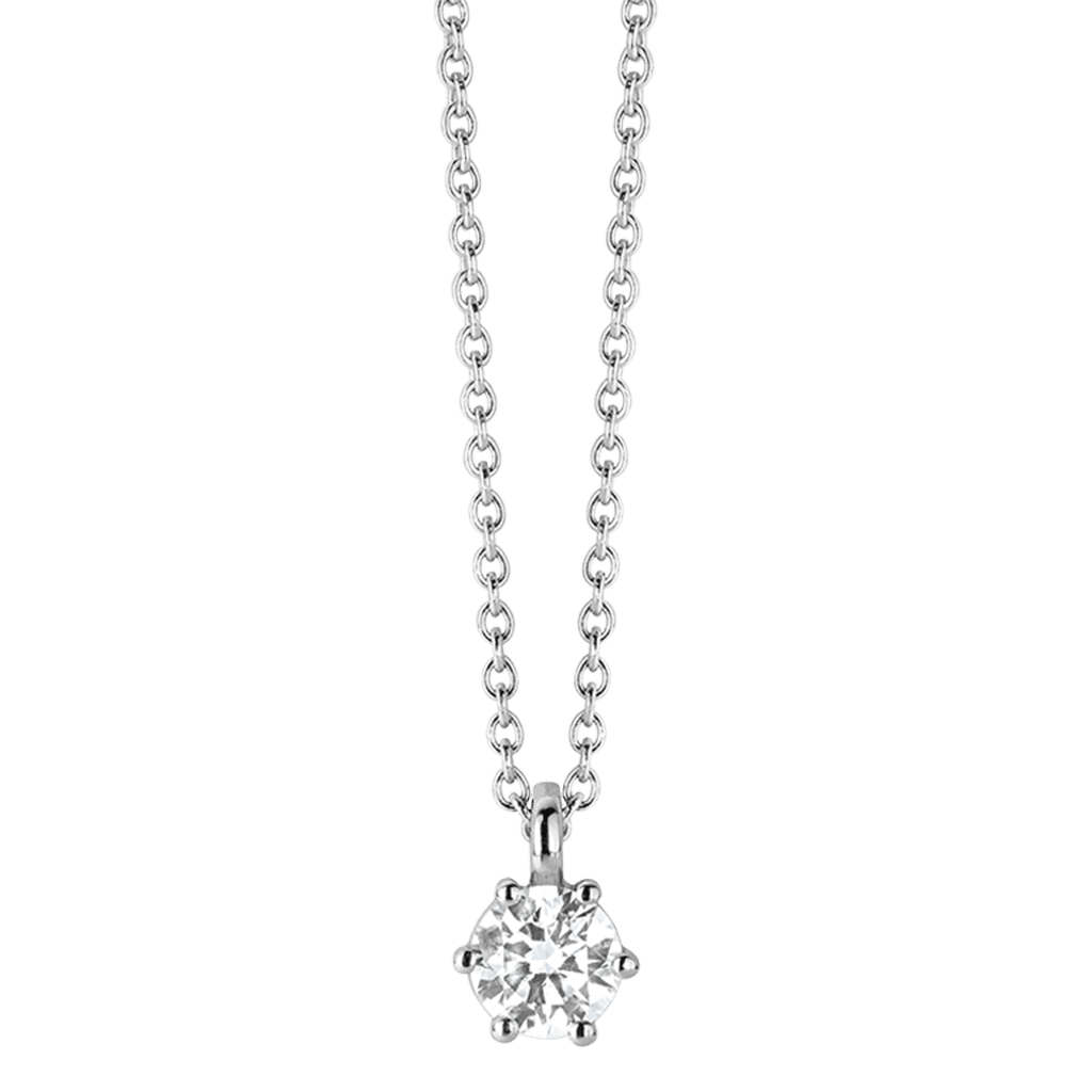 Schaap en Citroen Diamonds collier witgoud met diamant - #2