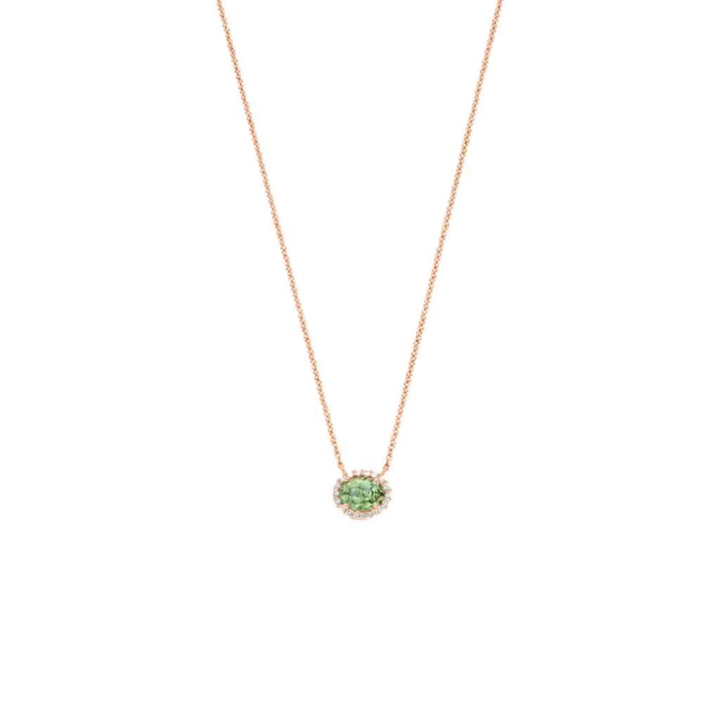 Schaap en Citroen Colours collier roodgoud met diamant - #1