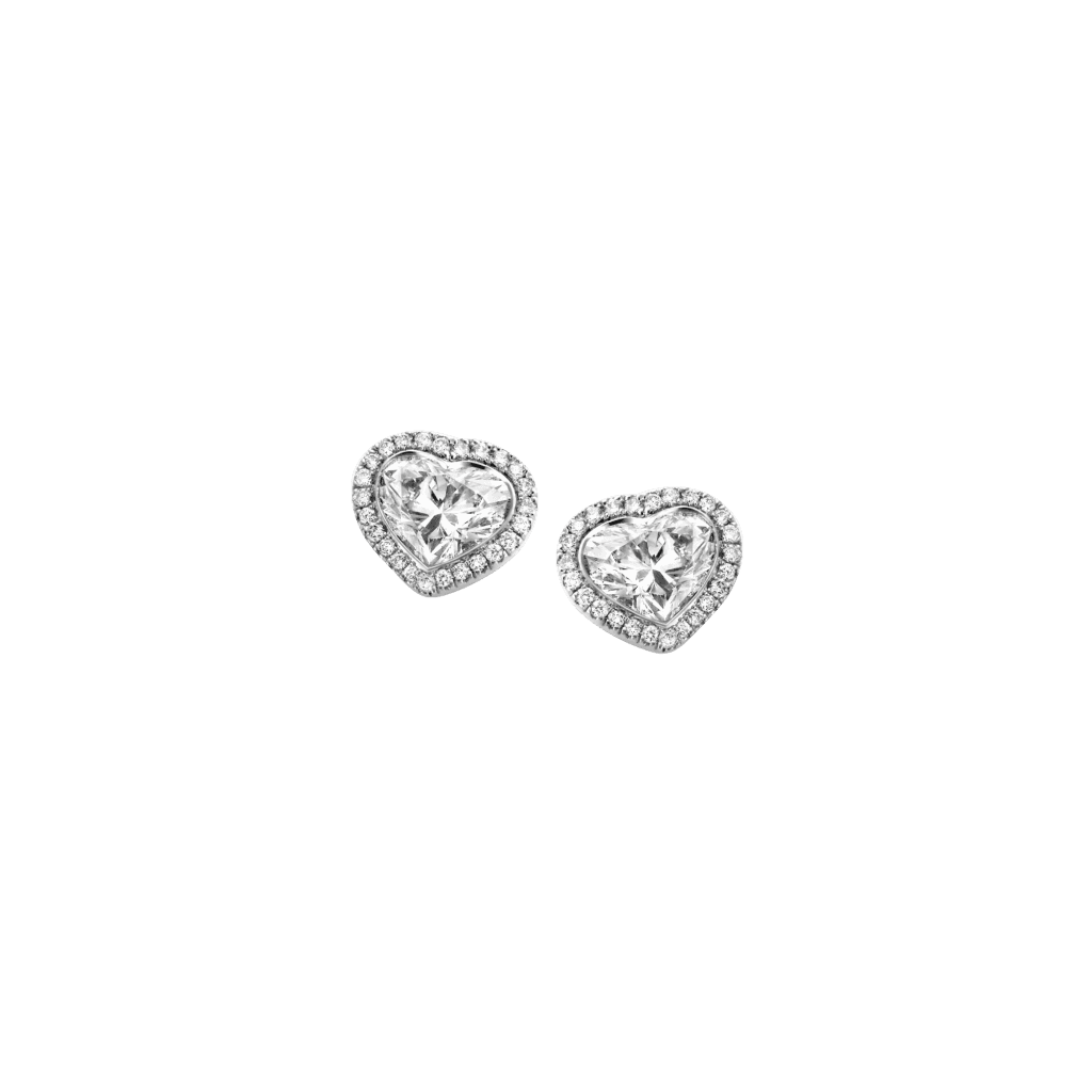 Schaap en Citroen Diamonds oorsieraad witgoud met diamant - #1