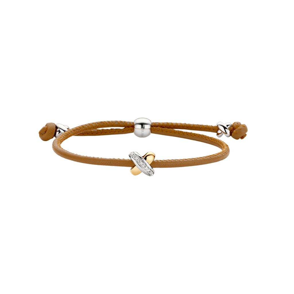 Tirisi Moda Kisses armband geelgoud met diamant - TM2133NB(2T) - #2