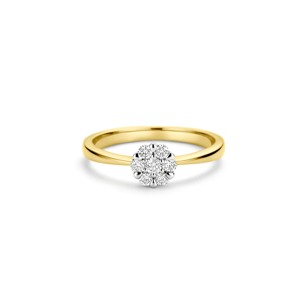 Schaap en Citroen Diamonds ring geelgoud met diamant - #4