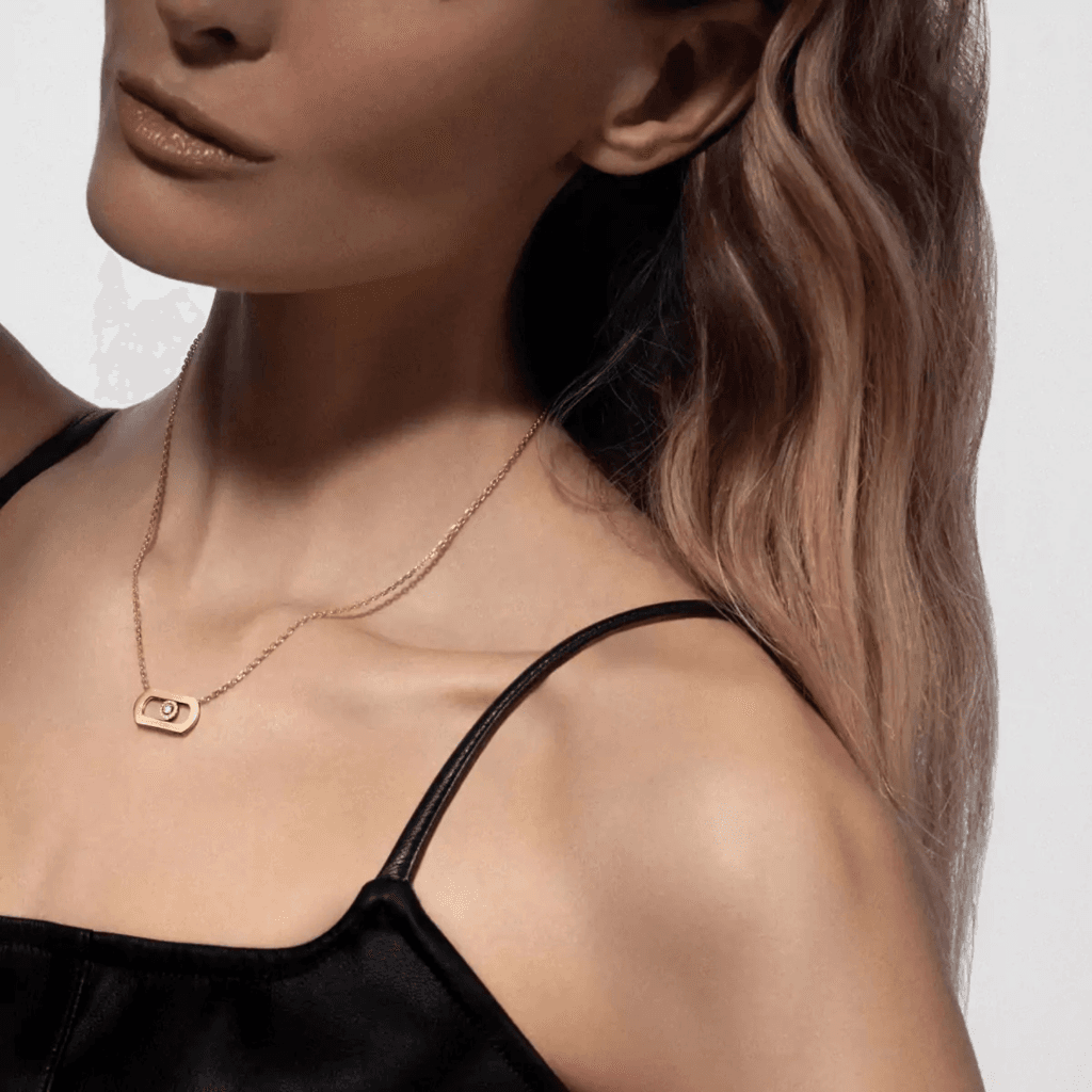 Messika So Move collier geelgoud met diamant - 12944-YG - #2