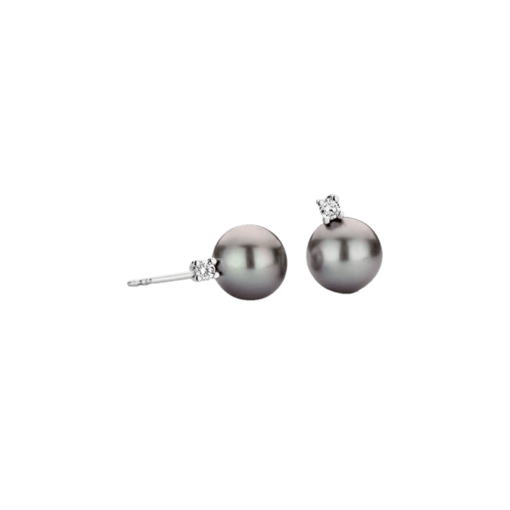 Schaap en Citroen Pearls oorsieraad witgoud met diamant - #3