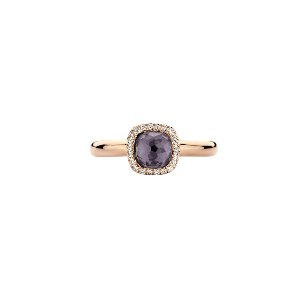 Tirisi Jewelry Milano Sweeties ring roodgoud met diamant - TR9624AMHP - #3