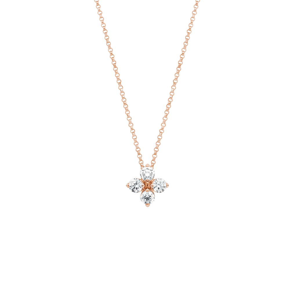 Roberto Coin Love in Verona collier roodgoud met diamant - ADR888CL2195 - #1
